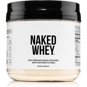 image:imageNAKED Chocolate Whey 1LB  All Natural Grass Fed Whey Protein Powder Organic Cacao and Coconut Sugar  NSF Certified No GMO No Soy and Gluten Free Aid Growth and Recovery  12 ServingsUnflavored